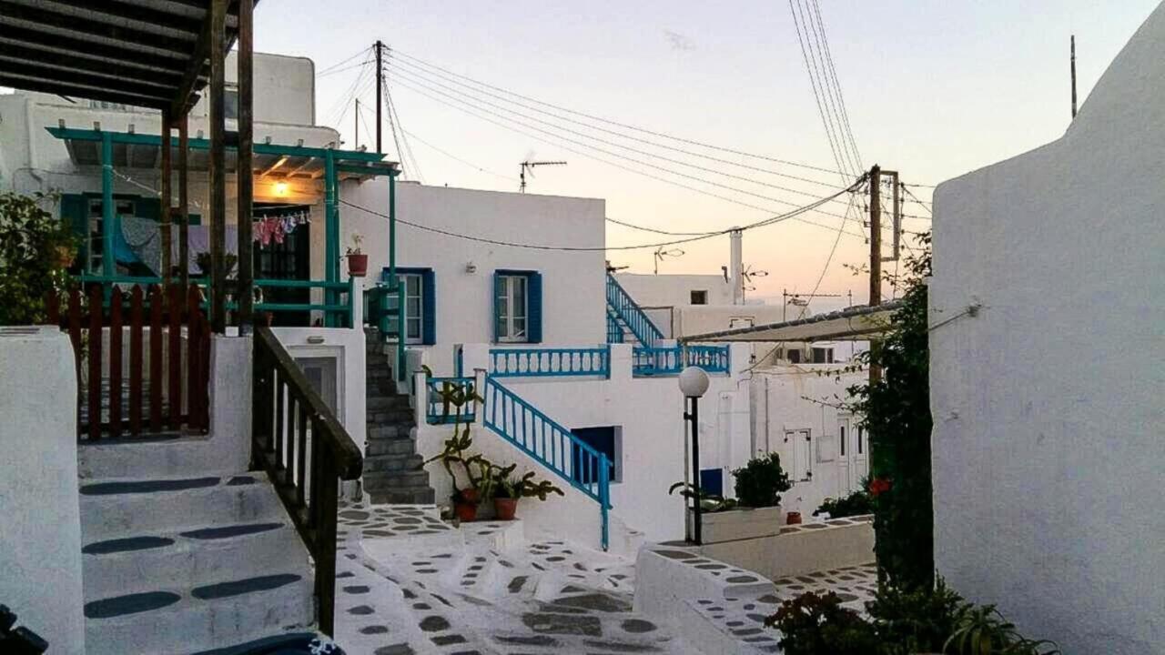 Villa Traditional Split Level House In Mykonos Town Exterior foto